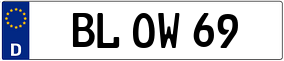 Truck License Plate